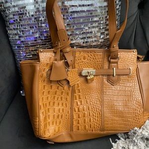 Beautiful leather handbag